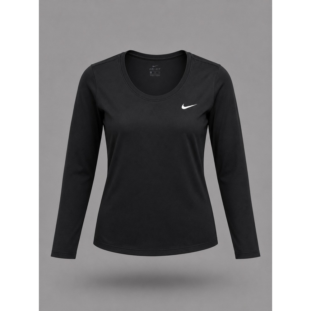Nike Dri-FIT Legend Long Sleeve Training Top Black 811028-010 Womens XL